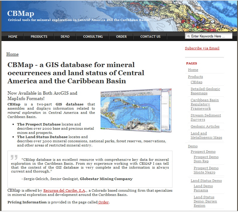 cbmap - geologic tools